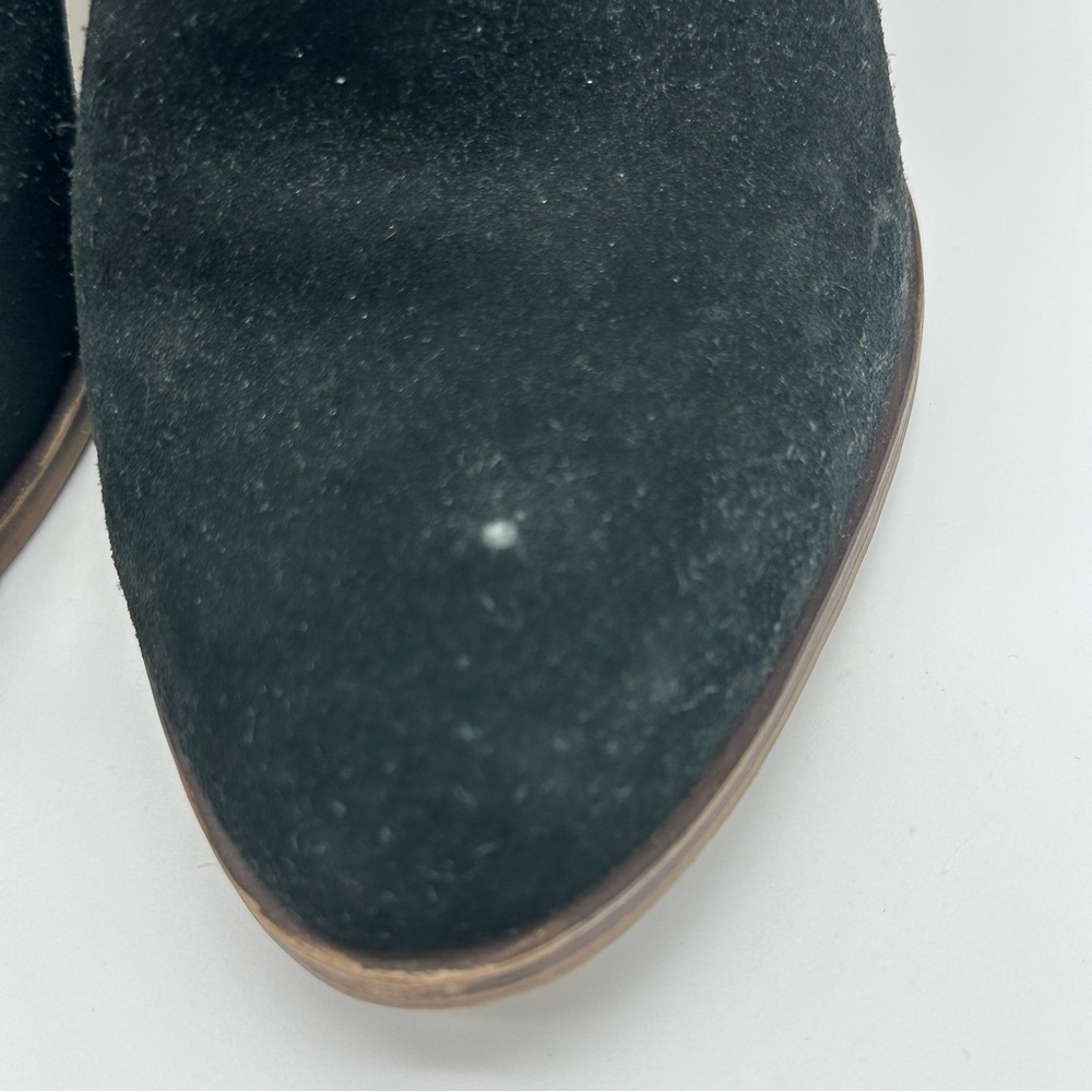 Steve Madden Ohio Black Ankle Boots with Fringe - Picture 3 of 11